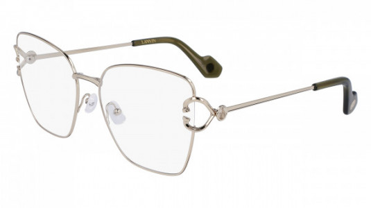 Lanvin LNV2121 Eyeglasses, (722) MEDIUM GOLD