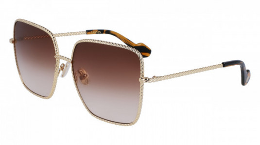 Lanvin LNV125S Sunglasses, (740) GOLD/GRADIENT BROWN