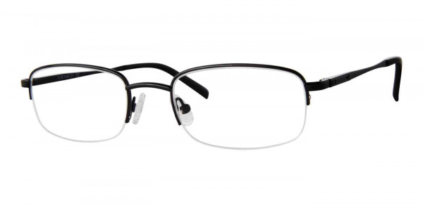 Adensco AD 141 Eyeglasses, 0003 MATTE BLACK