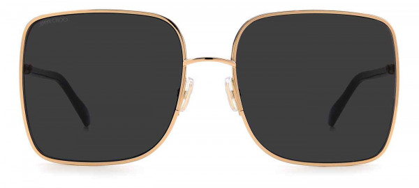 Jimmy Choo ALIANA/S Sunglasses, 0RHL GOLD BLACK