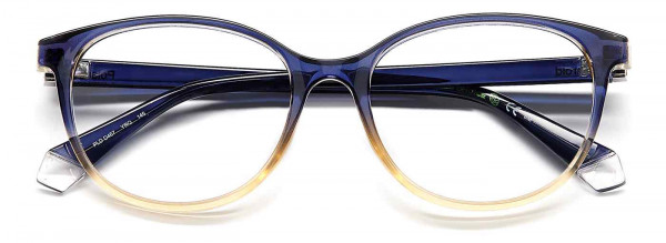 Polaroid Core PLD D467 Eyeglasses, 0YRQ BLUE BEIGE