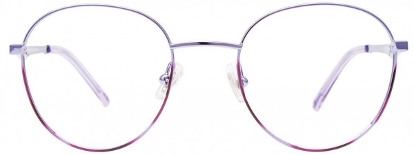 EasyClip EC657 Eyeglasses, 080 - Shiny Lilac & Purple Tort