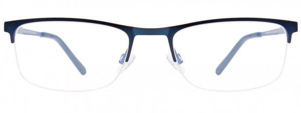 EasyClip EC620 Eyeglasses, 050 - Dark Blue & Blue
