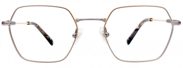 EasyTwist ET9003 Eyeglasses, 020 - Steel & Beige/Grey Tort