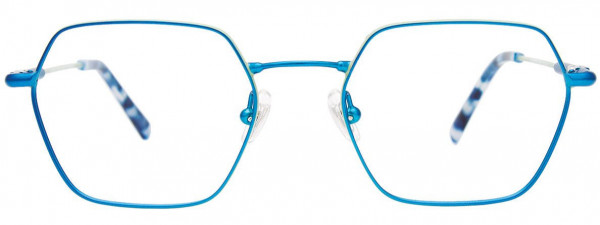 EasyTwist ET9003 Eyeglasses, 050 - Blue & Lime/Blue Tort