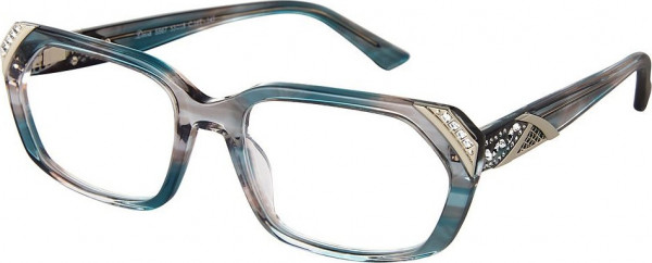 Diva DIVA 5567 Eyeglasses, 16T BLUE COGNAC CRYS