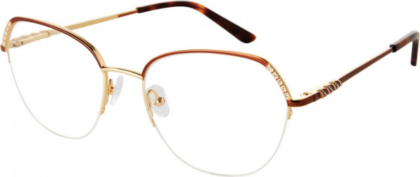 Exces PRINCESS 169 Eyeglasses, 136 SHINY BROWN-GOLD