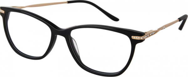 Exces PRINCESS 171 Eyeglasses, 101 BLACK-GOLD