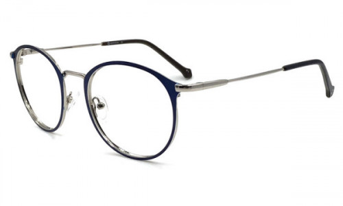 Eyecroxx EC569M C3 ONLY Eyeglasses, C3 Blue Silver