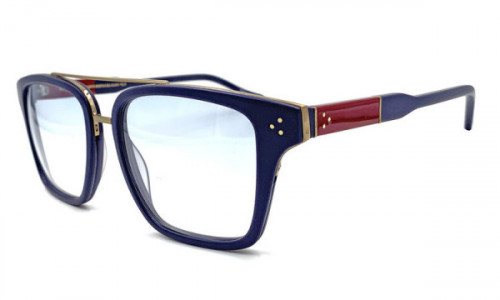 ICON V8404 Eyeglasses, C3 Navy Ant.Gold