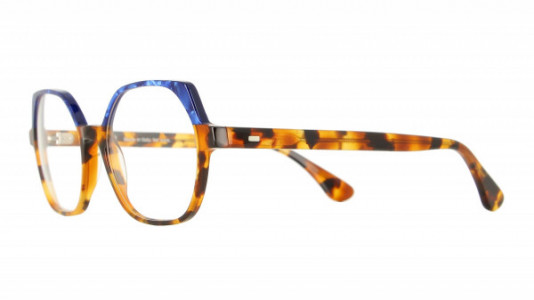 Vanni Blade V1629 Eyeglasses, spotted havana/blue dama