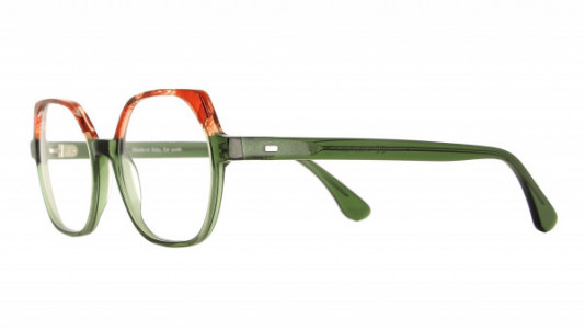 Vanni Blade V1629 Eyeglasses, transparent dark green/ red pattern