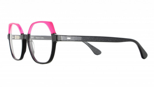 Vanni Blade V1629 Eyeglasses, black Micropixel/milky fuchsia