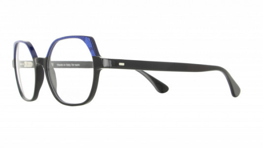 Vanni Blade V1629 Eyeglasses, solid black/blue Micropixel