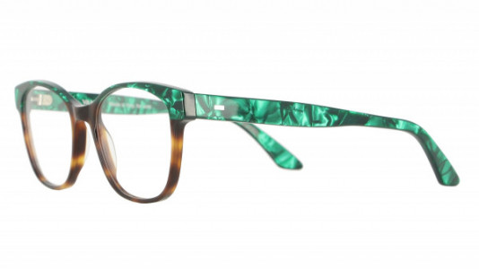 Vanni High Line V1632 Eyeglasses, classic havana/ green dama