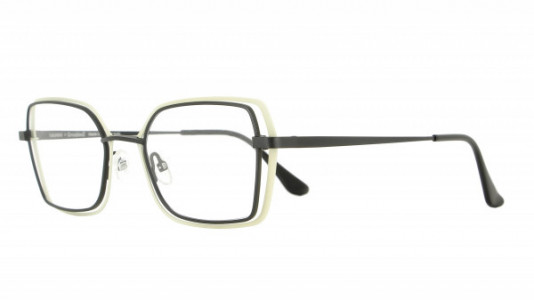 Vanni High Line V4404 Eyeglasses, matt black/matt ivory