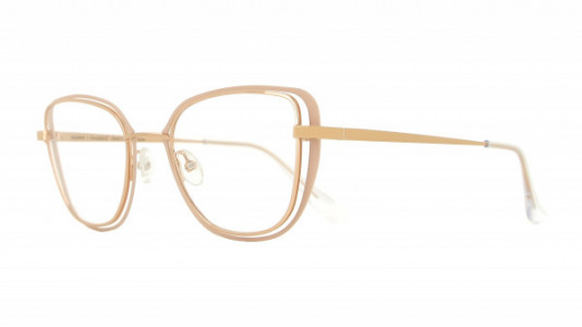 Vanni High Line V4405 Eyeglasses, shny rose gold/ matt pale pink