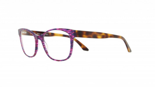 Vanni Accent V1373 Eyeglasses, purple blade/ classic havana