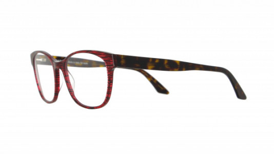 Vanni Accent V1373 Eyeglasses, burgundy blade/ dark havana