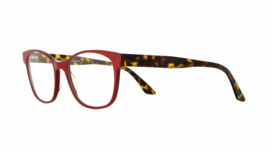 Vanni Accent V1373 Eyeglasses, red micropixel / dark havana