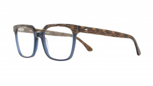 Vanni Blade V1626 Eyeglasses, brown blade/transparent navy blue
