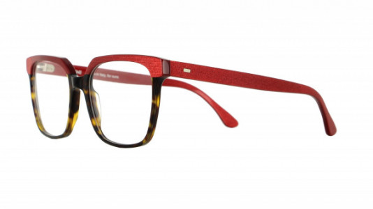 Vanni Blade V1626 Eyeglasses, red micropixel / dark havana