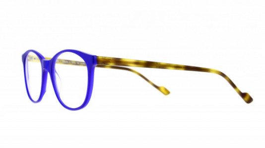Vanni Accent V1302 Eyeglasses, metallic purplish blue/ havana
