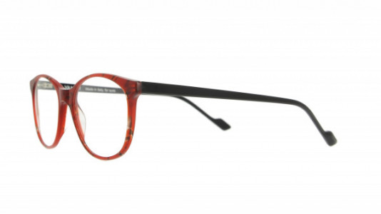 Vanni Accent V1302 Eyeglasses, red havana/ black
