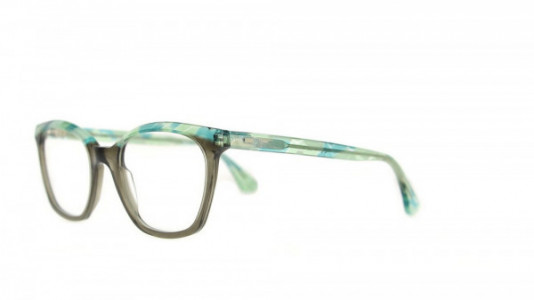 Vanni Blade V1480 Eyeglasses, transparent brown/ green Macro