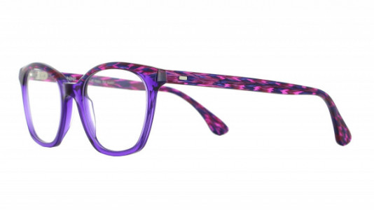 Vanni Blade V1480 Eyeglasses, transparent purple/purple blade