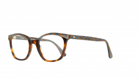 Vanni Blade V1480 Eyeglasses, light blue-copper pearl Macro/ havana