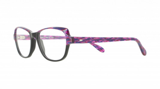 Vanni Blade V1621 Eyeglasses, purple blade/solid black