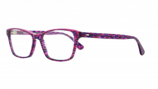 Vanni Blade V1622 Eyeglasses, purple blade/solid pink line
