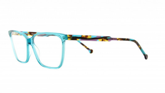 Vanni Colours V1754 Eyeglasses, transparent turquoise/brown-aqua pattern