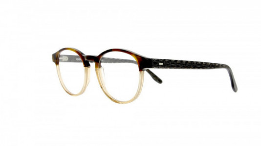 Vanni Colours V2002 Eyeglasses, havana on black Raster/ transparent brown