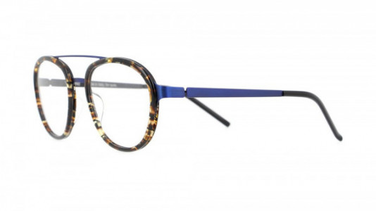 Vanni Colours V4108 Eyeglasses, brown havana rims/ matt blue metal