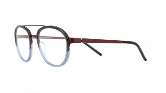 Vanni Colours V4108 Eyeglasses, gradient grey rims/ matt burgundy metal