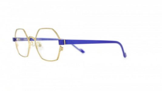 Vanni Accent V4202 Eyeglasses, shiny gold/ metallic purplish blue