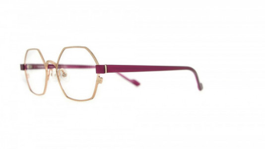 Vanni Accent V4202 Eyeglasses, shiny rose gold/ metallic burgundy