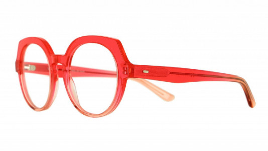 Vanni Colours V6522 Eyeglasses, gradient strawberry red on orange