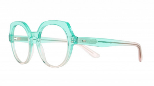 Vanni Colours V6522 Eyeglasses, gradient green on light pink