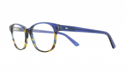 Vanni Colours V6815 Eyeglasses, dark blue havana/ transparent navy blue