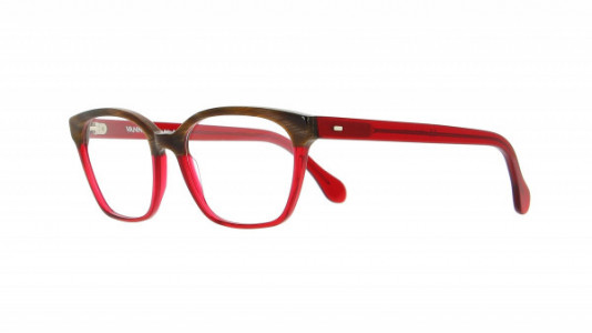 Vanni Colours V6816 Eyeglasses, brown horn/ transparent red