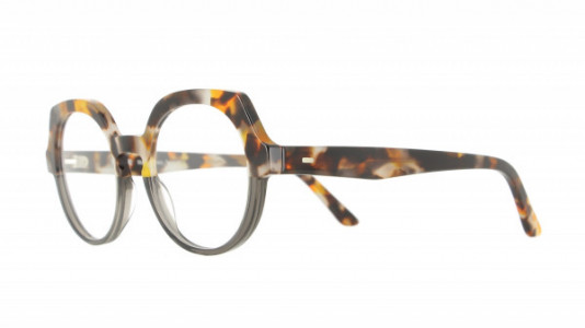 Vanni Colours V6818 Eyeglasses, orange havana/transparent grey