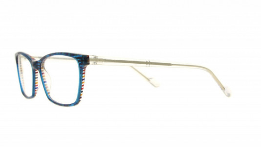 Vanni Accent V1305 Eyeglasses, transparent turquoise on multicolor Pixel