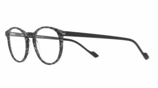 Vanni Accent V1322 Eyeglasses, black solid Pixel/ black temple
