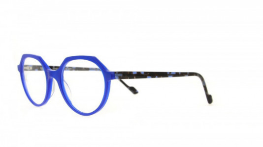 Vanni Accent V1326 Eyeglasses, metallic electric blue/ blue havana