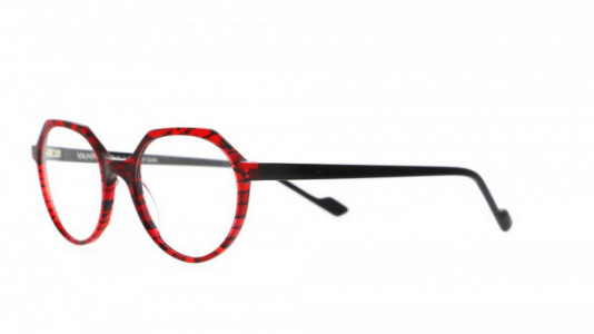 Vanni Accent V1326 Eyeglasses, red Macro/ solid black temple