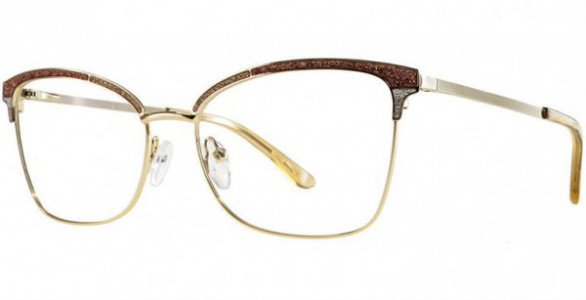 Adrienne Vittadini 1254 Eyeglasses, Rose Gold
