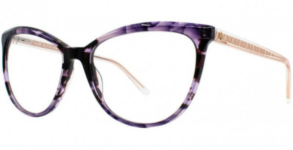 Adrienne Vittadini 1290 Eyeglasses, Violet Demi